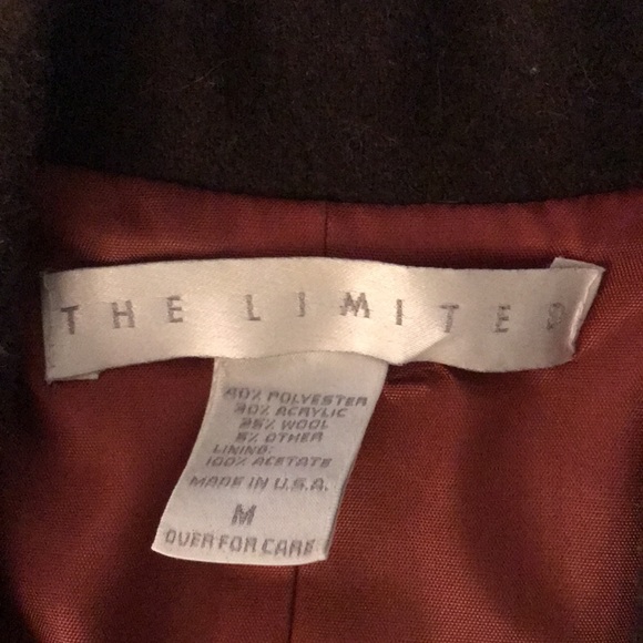 The Limited Vintage Patchwork Tweed Houndstooth Plaid Blazer Size Medium M - Picture 2 of 15